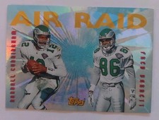 1995 Topps - Air Raid Randall Cunningham, Fred Barnett #AR9 NM-MT