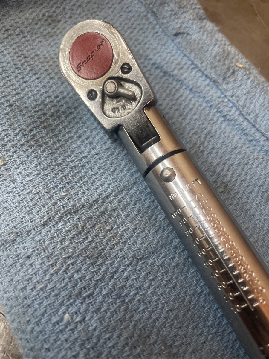 Snap On QJFR 275 E 3/8” Swivel Head Micrometer Torque Wrench 5-75