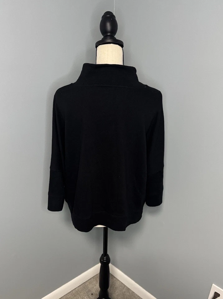 Sudadera para mujer Calvin Klein negra cuello falso talla XL Foto 3 de 4