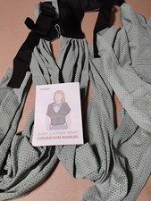 Momcozy Baby Carrier Wrap M Mesh 8-35 Pounds Breathable Lightweight Buckle Green