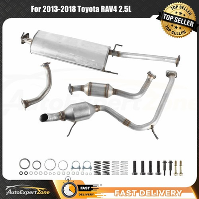 #ad For 2013 2014 2018 Toyota RAV4 2.5L Res Muffler Front Pipe amp; Cat Converter $305.98