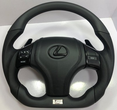Lexus GS F Sport Flat Bottom Steering Wheel Leather Custom Modified | AUTOTAKTIK