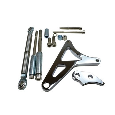CJ Classics Alternator Bracket Outward Mount Billet Aluminum Chrome 289/302 E...