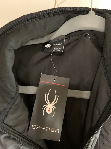 Giacca Spyder Donna M Nera Therma Web Impermeabile Full Zip Nuova con etichette - Foto 4 di 5
