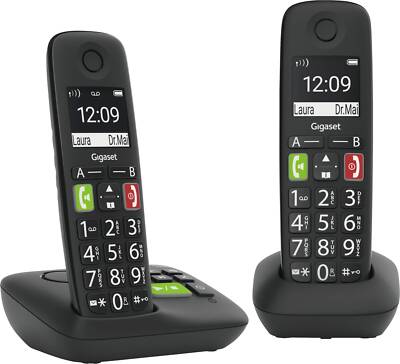 Gigaset Gigaset E290A Duo Schwarz Neu&OVP