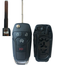 Fits 2015-2019 Ford F150 Flip Remote Key Fob Replacement Case Button Shell