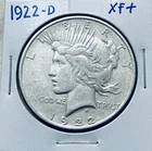 1922-d peace silver dollar XF+ Nice Detail Low Price