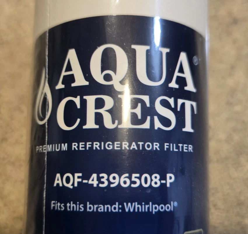 (1) Aqua Crest AQF-4396508-P Refrigerator Water Filter See below for fit - Image 2 of 4