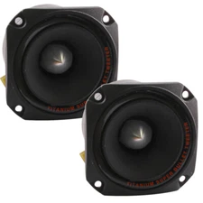 Seismic Audio Pair Titanium Horn Tweeter Speakers PA/DJ NEW Tweeters