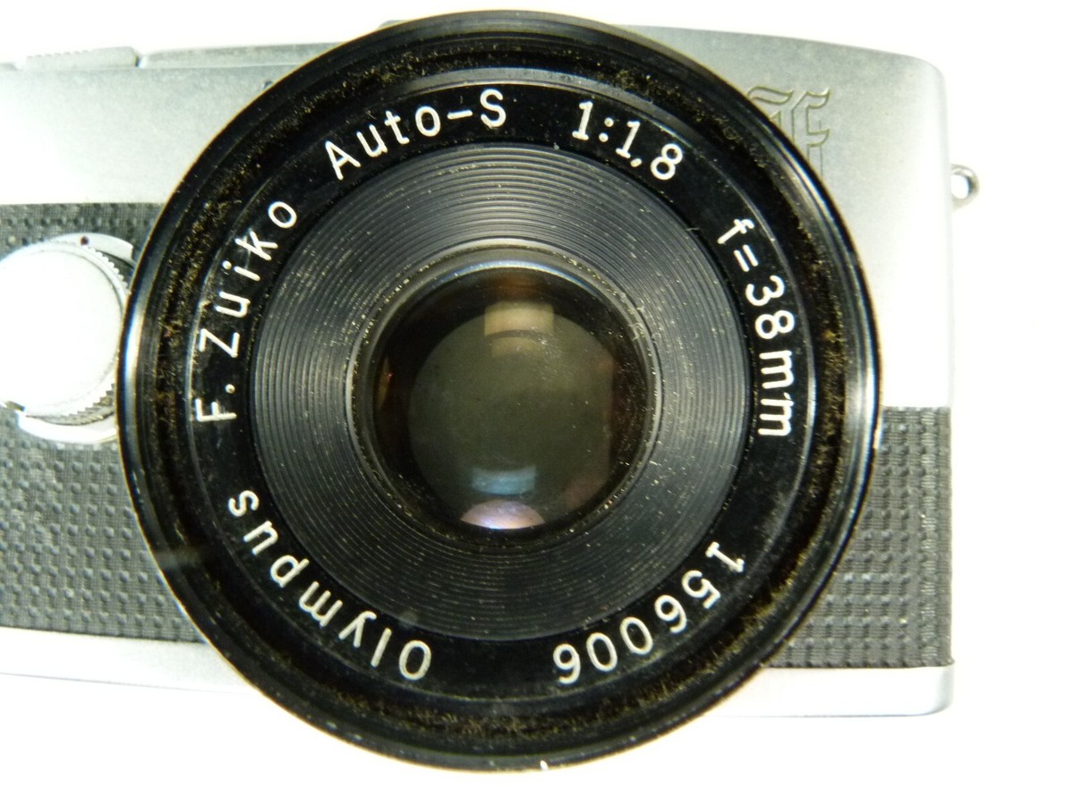 VINTAGE Olympus Pen F Half Frame Film Camera,ZUIKO S 38/1.8 Lens