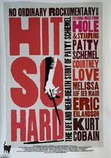HIT SO HARD Official UK Mini Movie Poster 2011 COURTNEY LOVE KURT COBAIN SCHEMEL