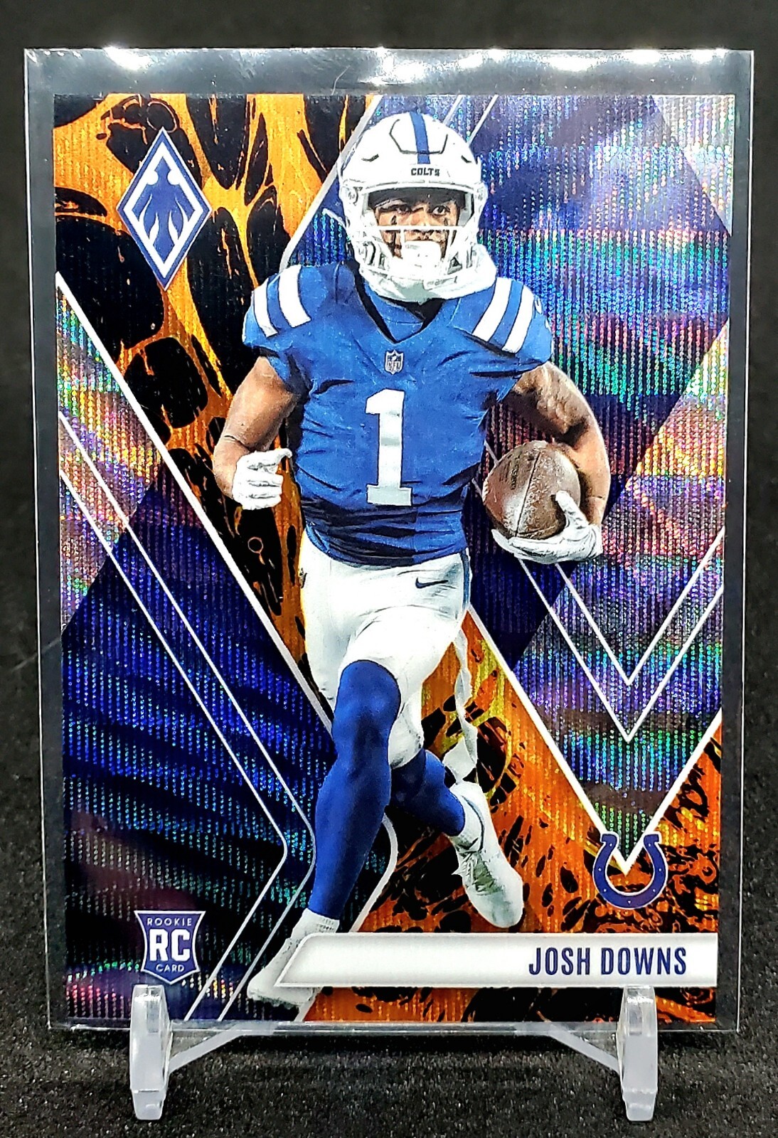 2023 Panini Phoenix Lava Josh Downs RC Parallel Bookend 175/175 #138 Colts