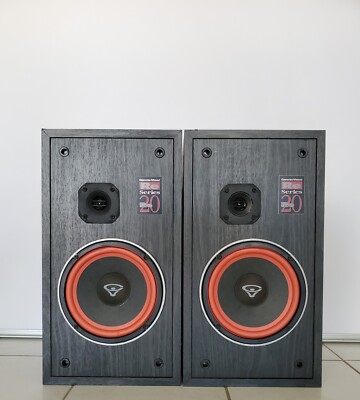 Cerwin Vega RE-20 Speakers, Tested ~Subwoofers needs to be Re-foam