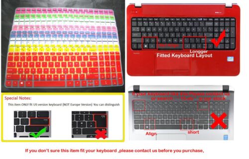 Klawiatura Skin Cover Protector do HP Pavilion 17-f125ds 17-e147cl 17-p121wm 17.3 - Zdjęcie 1 z 6