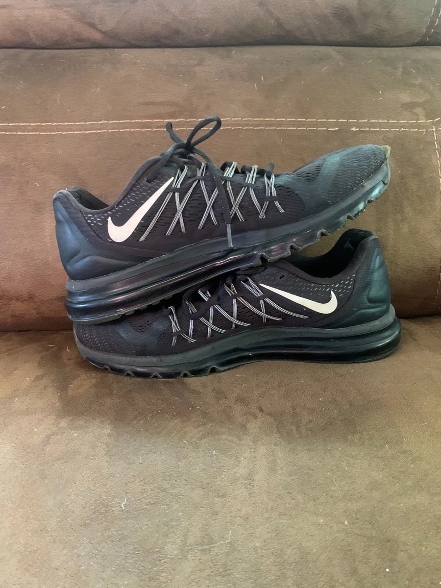 Nike Air Max 2015 Men s Running Shoes Black White 698902 001