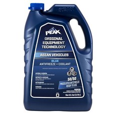 1 Gallon Engine Antifreeze Coolant for Asian Vehicles PEAK Long Life Formula