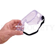 Safety Goggles Over Glasses Lab Work Eye Protective Eyewear Clear Lens 2 Pairs