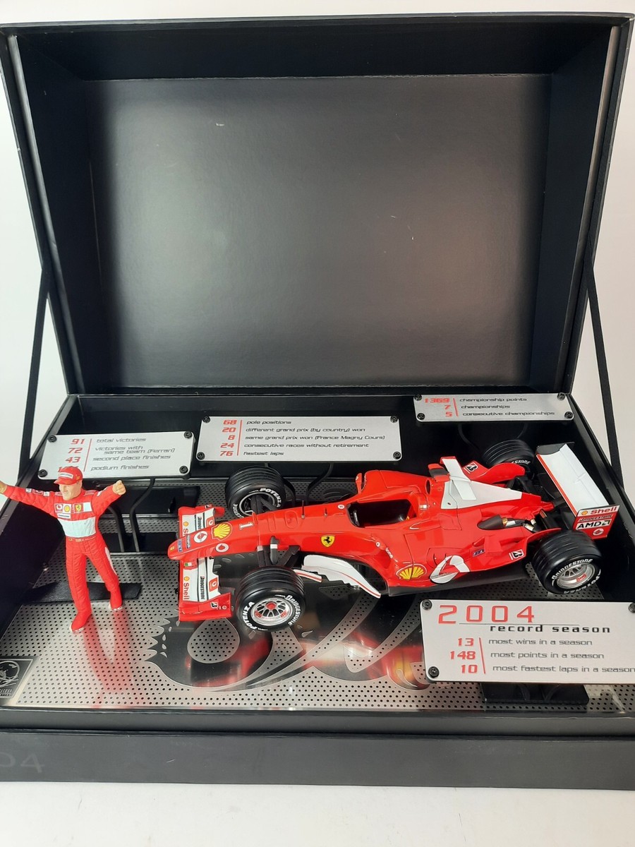 Hot Wheels Ferrari F2004 #1 Michael Schumacher WC 2004