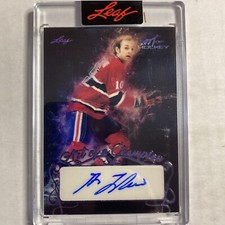 2022 Leaf Art Of Hockey Champion Guy LaFleur Auto 4/4 AD