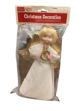 1950S Christmas Angel Tree Topper Decoration Sealed Sears Robuck Co. Chicago