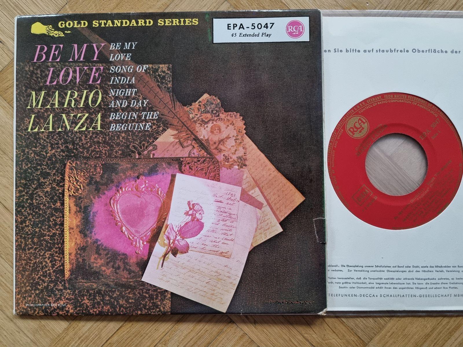7"" Single Mario Lanza - Be my love Vinyl EP Germany
