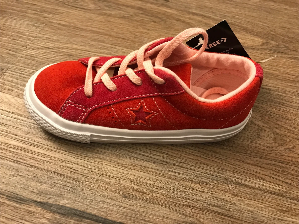 tragedie nyhed bodsøvelser Converse ONE Star Infant RED Kids US 10 Uk 10 EUR 26 Shoes | eBay