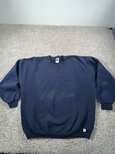 Vintage Russell Athletic Streetwear Mens XXL Blue Crewneck Sweater Pullover 90s