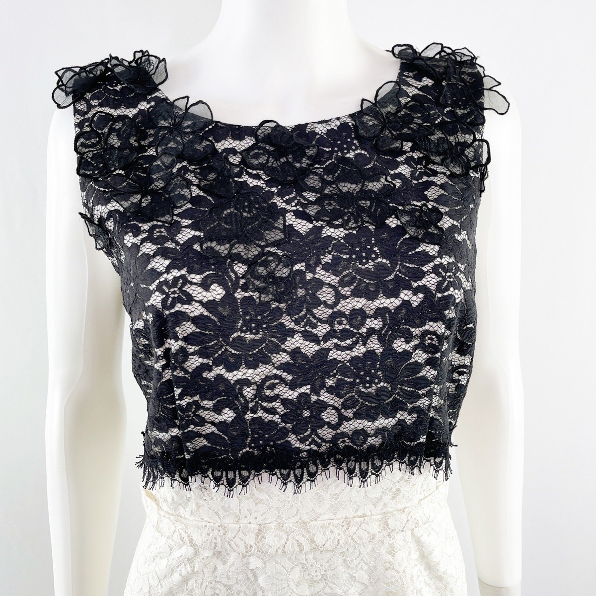 bcbg white dress black lace Black And Bcbg White Lace Dress for Sale up to 90% Off: Poshmark