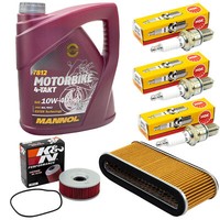 Wartung FüR Yamaha XS 750 XS 850 1978-82 Set ÖL 4L Luftfilter ÖLfilter ZüNdkerze