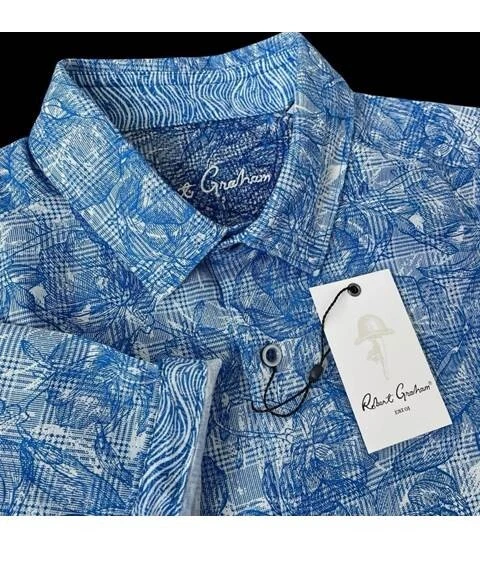 Robert Graham à Carreaux Coton Stretch Limité Modern Comfort