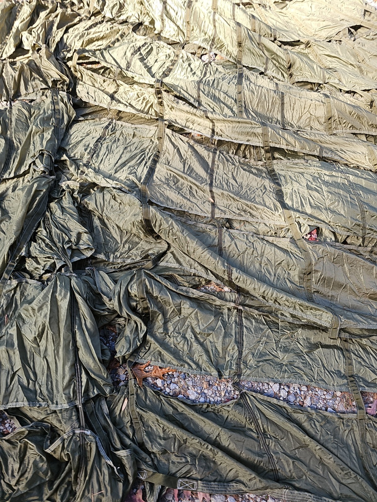 US ARMY PARACHUTE Surplus Military 24 Ft Nominal Diameter eBay