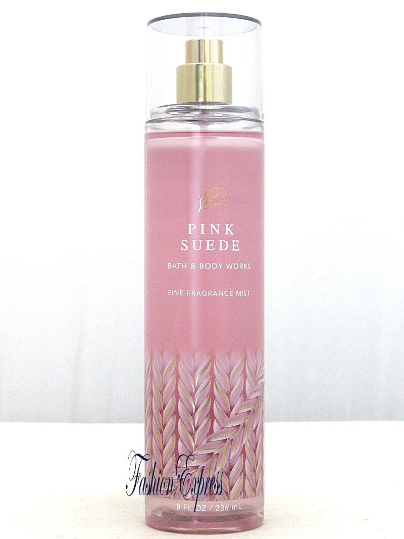 BATH BODY WORKS PINK SUEDE FRAGRANCE BODY MIST SPRAY FL OZ