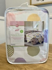 Huntington Home kids 5 LBS cooling weighted blanket 36  X48  Polka Dots