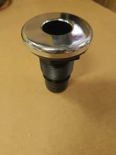 FLOW-RITE STRAIGHT THRU-HULL 1-1/8'' CHROME BEZEL QWIK-LOK #MA-063-QL