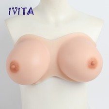C-G Cup Silicone Boobs Bandeau Breast Forms For Crossdresser Transgender