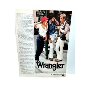 1971 Wrangler Mr Wrangler Sportswear Original Print Ad Vintage