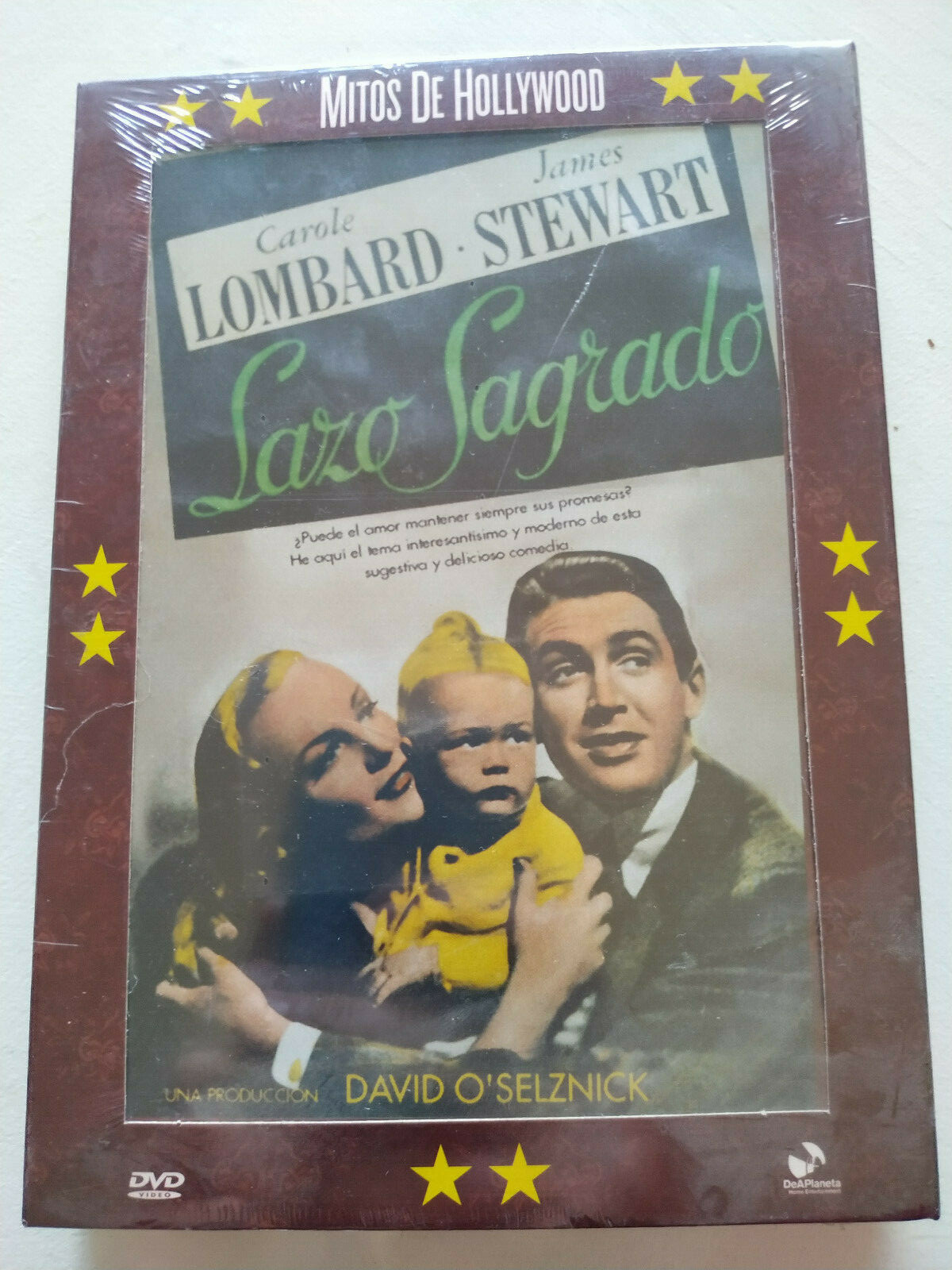 Sacred Bow Lombard James Stewart - DVD Region 2 Spanish New