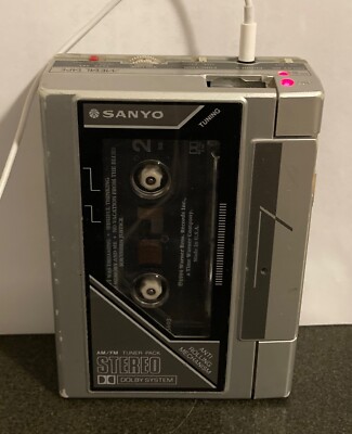 Sanyo Cassette Radio Player M-G34DT with Radio Cassette - Works | eBay