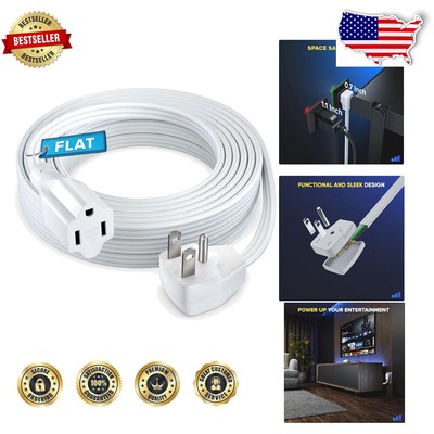 Safe & Reliable 30FT Heavy-Duty Extension Cord - Perfect for Electronics