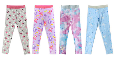 DISNEY MINNIE MOUSE,CARE BEARS, FROZEN II & DISNEY PRINCESS GIRLS POLY LEGGINGS