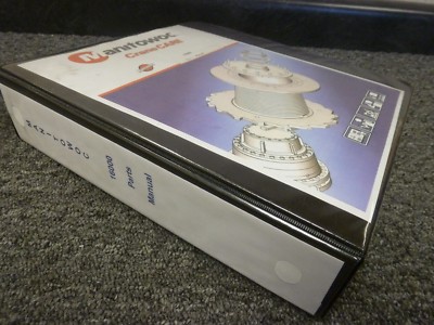 Manitowoc Model 16000 Lattice Boom Crawler Crane Parts Catalog Manual