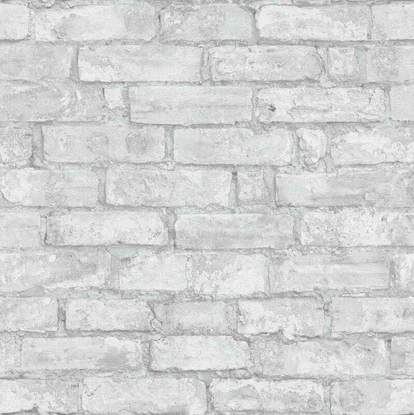 Vlies Tapete Stein-Optik Steinwand 3D Hellgrau Erismann 6318-10 (3,14€/1Qm)-image