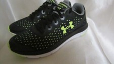 BOY S UNDER ARMOUR UA GS CHARGED IMPULSE ATHLETIC SNEAKERS SIZE 4YOUTH NEW BLACK