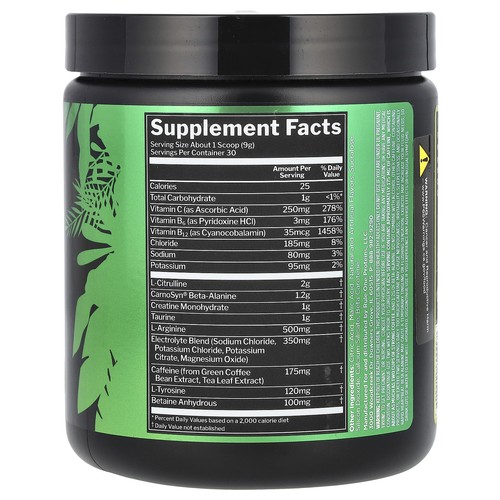 Roar, Ferocious Pre-Workout, Lemon Lime, 9.52 oz (270 g) - Picture 2 of 2