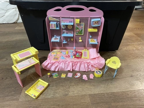 Vintage Skipper Sleep N' Study Playset #1921  1988 TeenTime in Box Barbie Doll