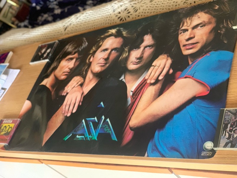 Asia 1982 Self-Titled Debut Promo Poster Howe Wetton Palmer Downes Yes ELP