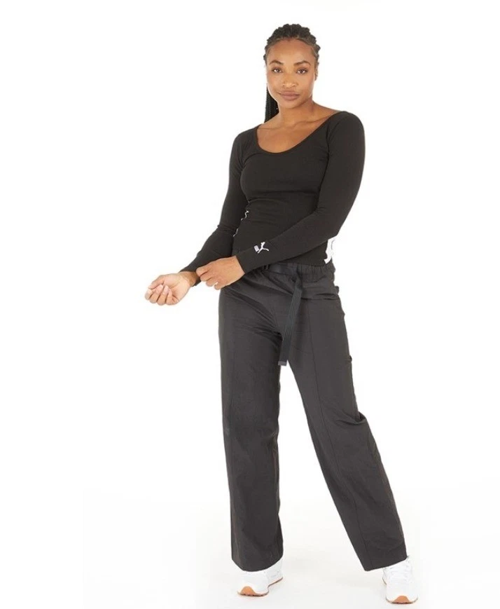 PUMA Women's Classic RIB LS Top Stylish Ribbed Long Sleeve Top Sporty-chic BNWT