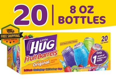 Little Hug Fruit Barrels Variety Pack Kids Drinks 20x8oz Low Sugar