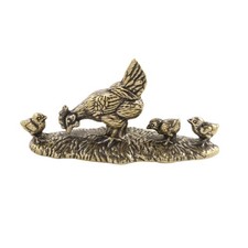 Huhn mit K&uuml;ken Mutter-Kind-Design Huhn mit K&uuml;ken Figur Naturgetreu
