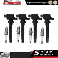 4x Ignition Coils+Iridium Spark Plugs for Suzuki Grand Vitara 2006-08 UF562+2756